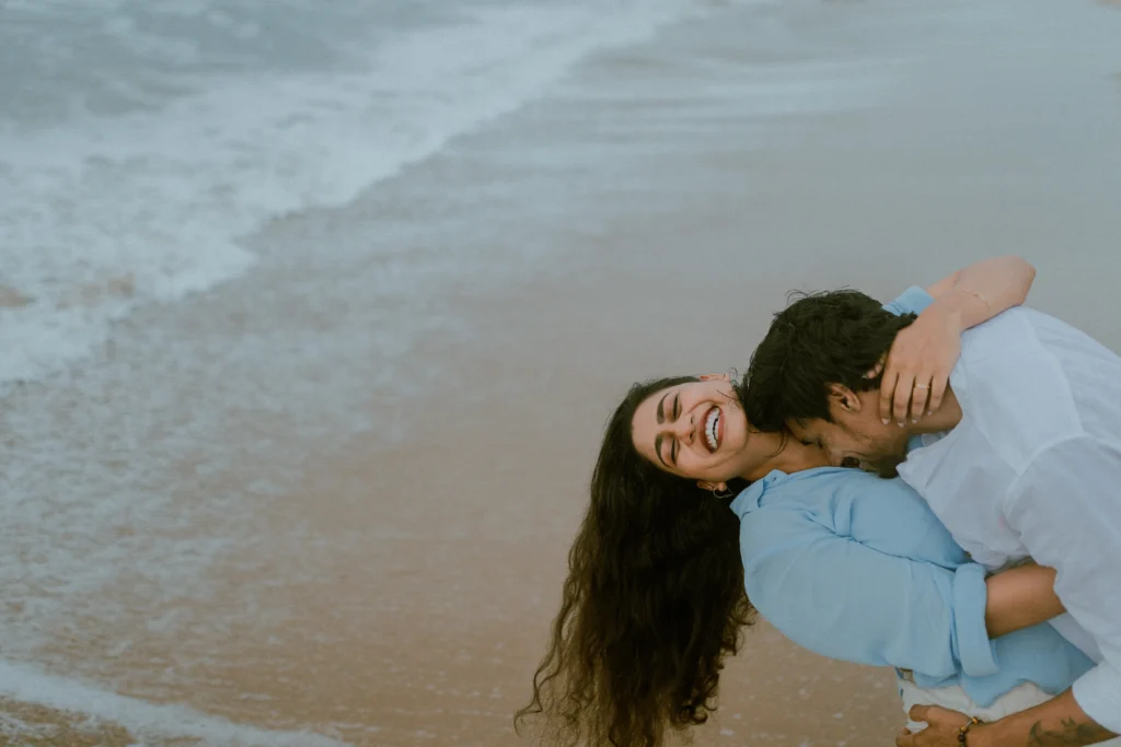 pre wedding shoot on beach