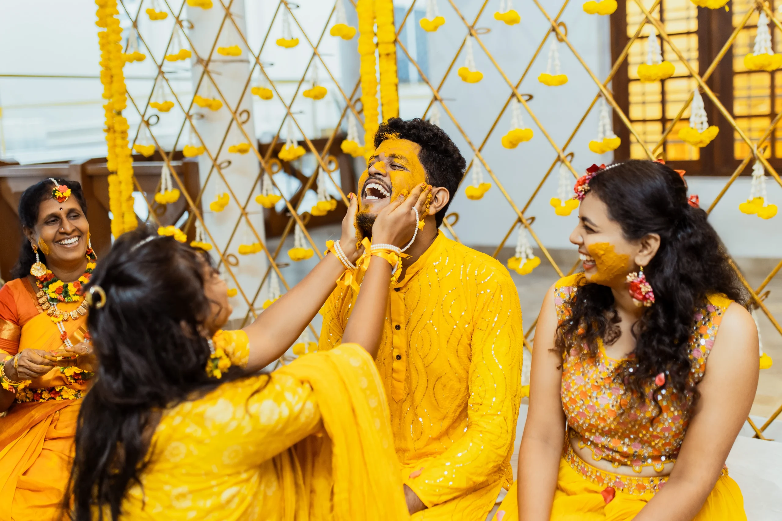 Enchanting Haldi Poses To Capture The Magic Of Your Wedding